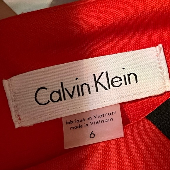 Calvin Klein Colorblock Sheath Dress, 6 - Picture 4 of 6